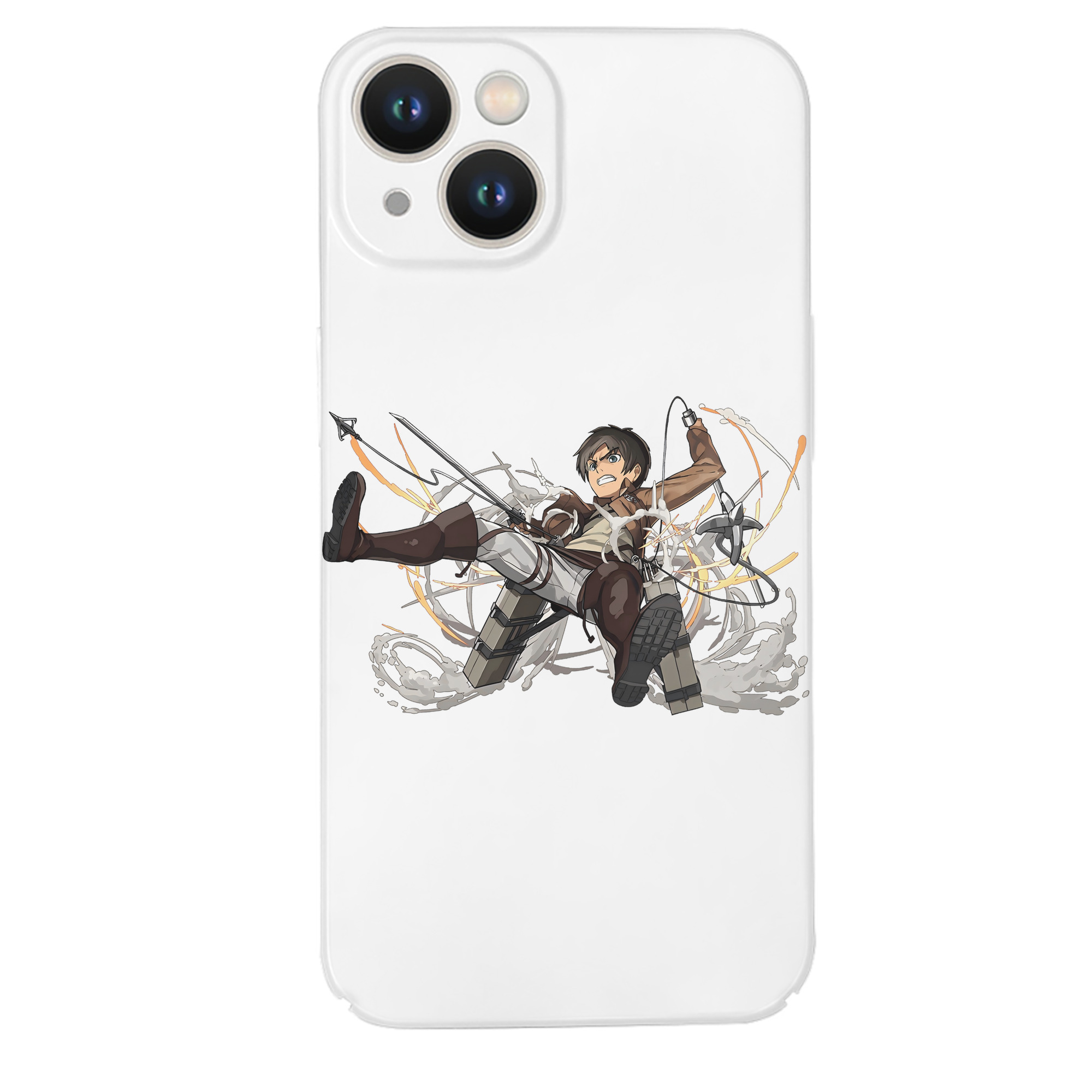 （画像用） 進撃の巨人 エレン･イェーガー Attack on Titan Eren Jäger 【iPhone 14シリーズ対応】ハードケース